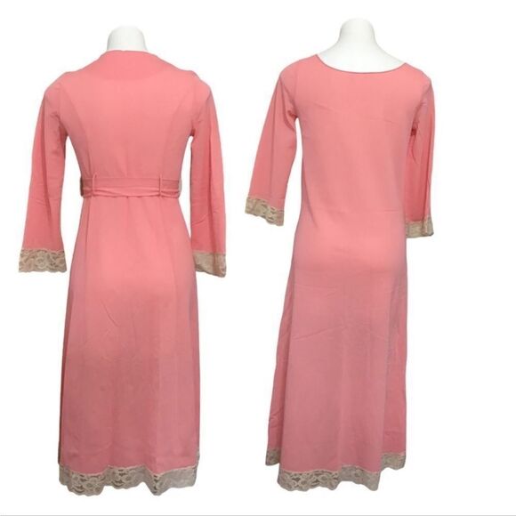 Vintage Maxi Dress Set By Gossard Artemis Maxi Dress Set 70s  Size S - Picture 3 of 10